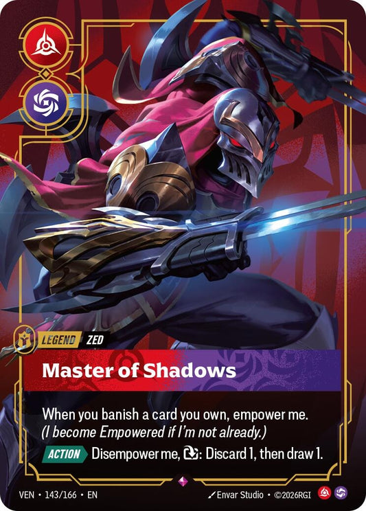 Image for Zed, Master of Shadows - Riftbound: League of Legends Trading Card Game