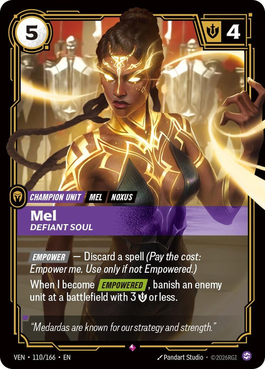 Image for Mel, Defiant Soul - Riftbound: League of Legends Trading Card Game