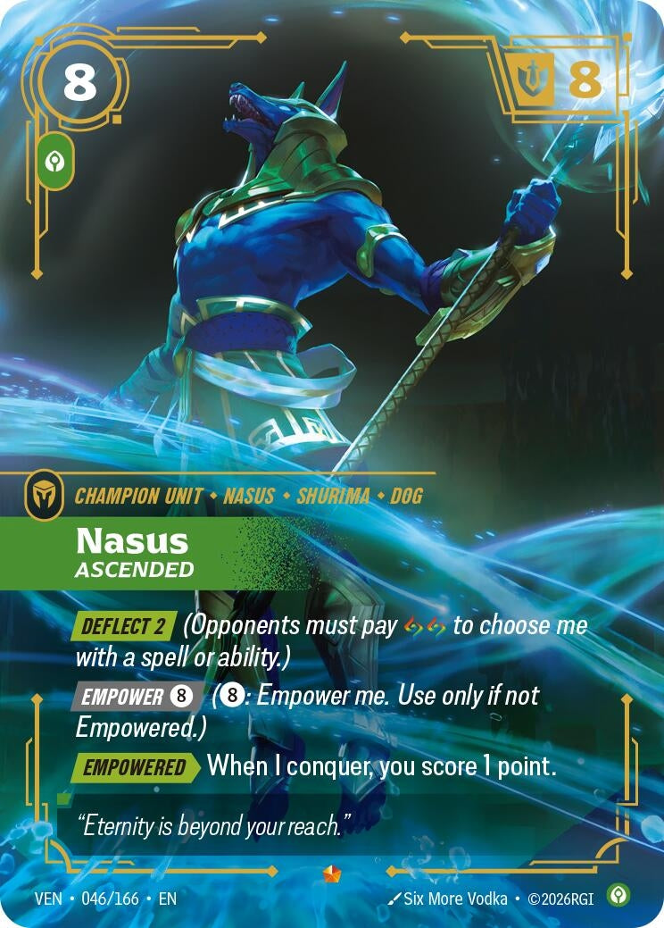 Image for Nasus, Ascended - Riftbound: League of Legends Trading Card Game
