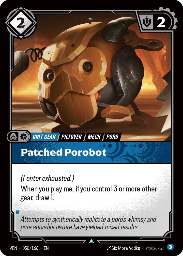 Image for Patched Porobot - Riftbound: League of Legends Trading Card Game