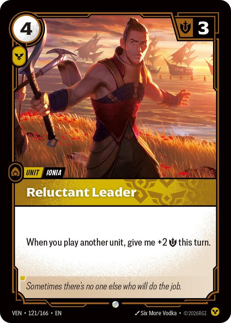 Image for Reluctant Leader - Riftbound: League of Legends Trading Card Game