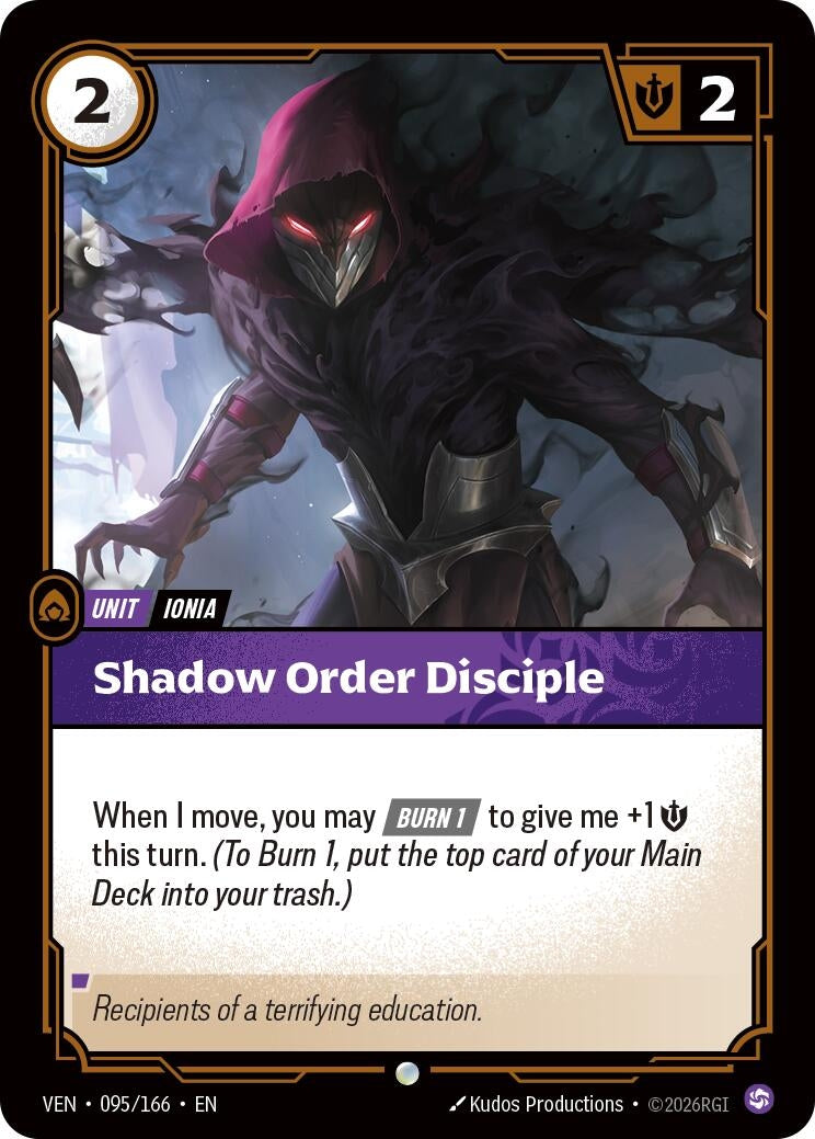 Image for Shadow Order Disciple - Riftbound: League of Legends Trading Card Game