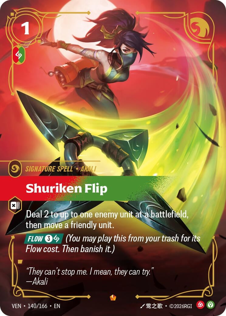 Image for Shuriken Flip - Riftbound: League of Legends Trading Card Game