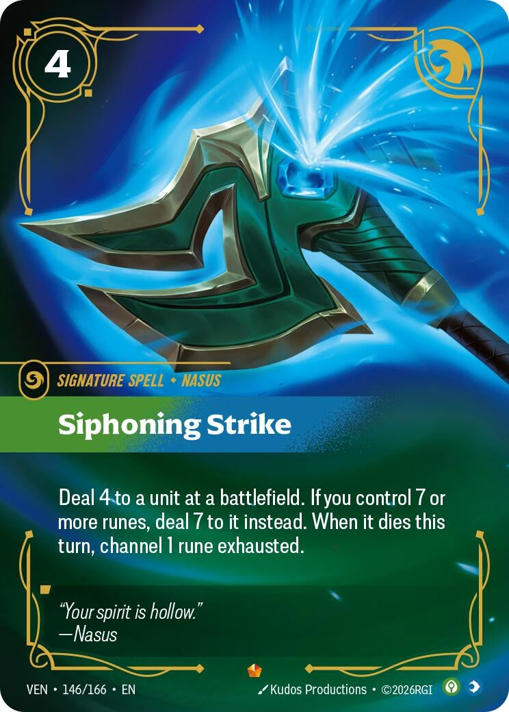 Image for Siphoning Strike - Riftbound: League of Legends Trading Card Game