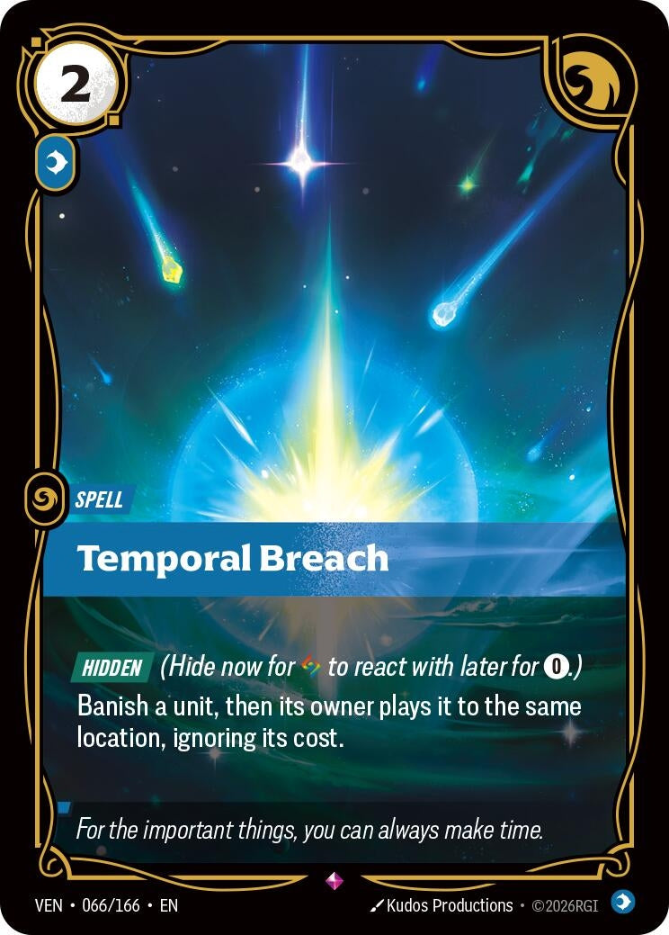 Image for Temporal Breach - Riftbound: League of Legends Trading Card Game
