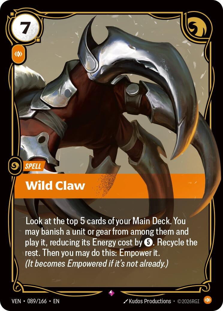 Image for Wild Claw - Riftbound: League of Legends Trading Card Game