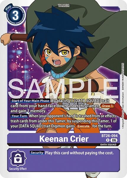 Image for Keenan Crier - Digimon Card Game