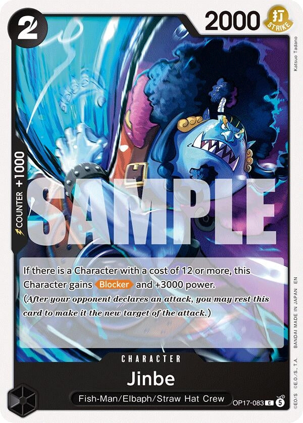 Image for Jinbe (083) - One Piece Card Game