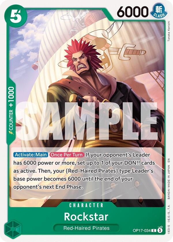 Image for Rockstar - One Piece Card Game