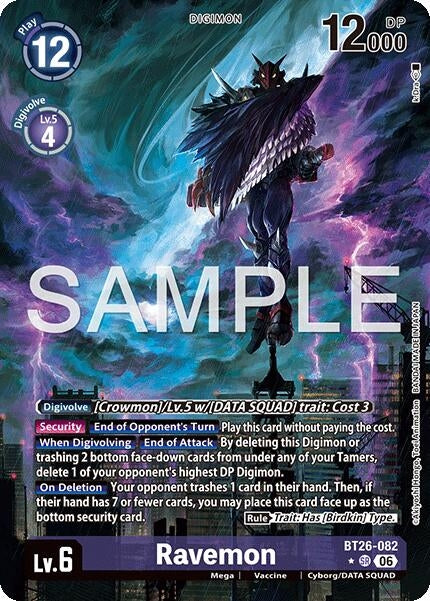 Image for Ravemon (Alternate Art) - Digimon Card Game