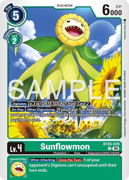 Image for Sunflowmon - Digimon Card Game