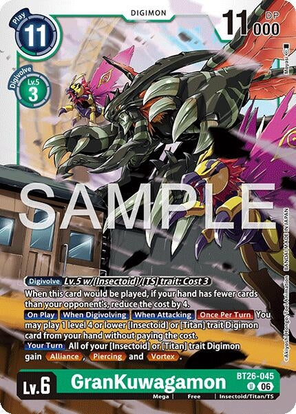 Image for GranKuwagamon - Digimon Card Game
