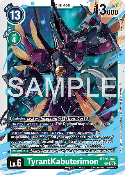 Image for TyrantKabuterimon - Digimon Card Game