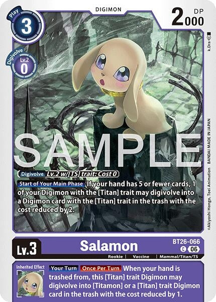 Image for Salamon - Digimon Card Game