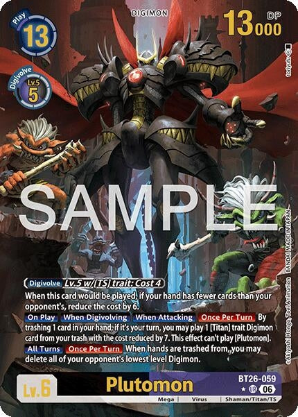 Image for Plutomon (Alternate Art) - Digimon Card Game