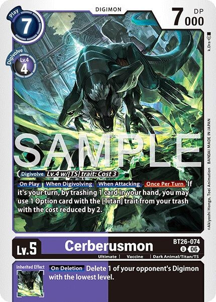 Image for Cerberusmon - Digimon Card Game