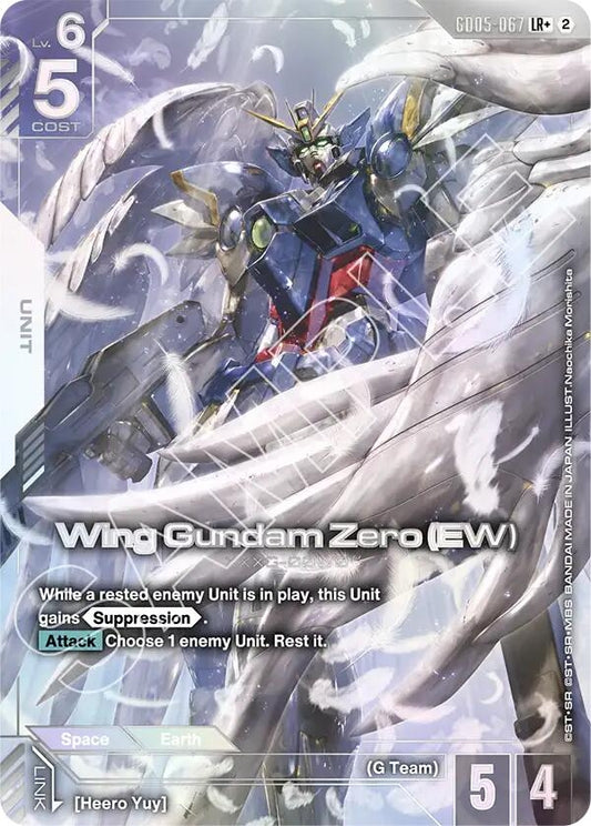 Image for Wing Gundam Zero (EW) (LR+) - Gundam Card Game