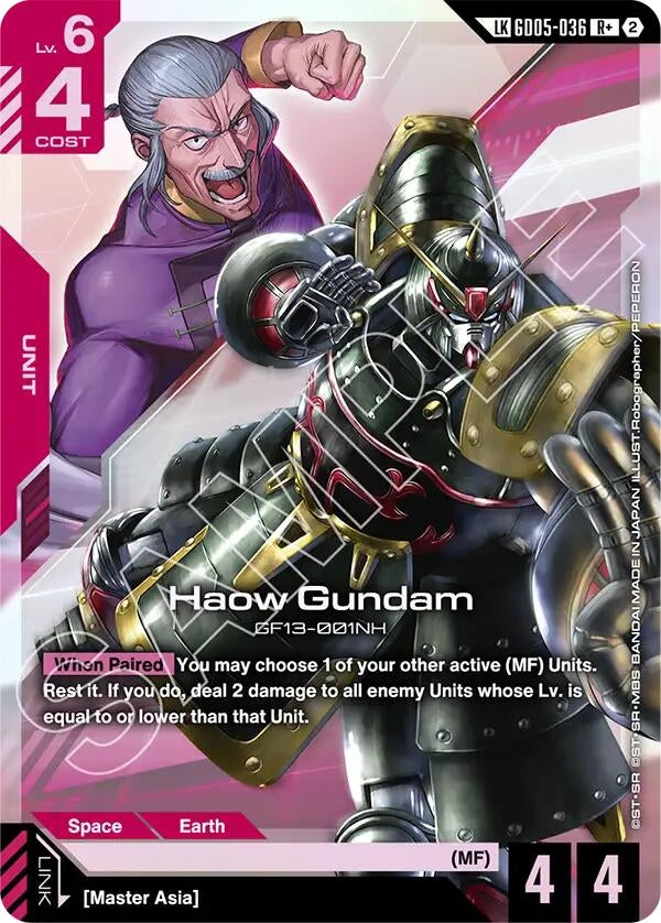Image for Haow Gundam (R+) (Link Rare) - Gundam Card Game