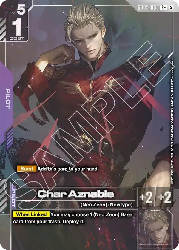 Image for Char Aznable (R+) - Gundam Card Game