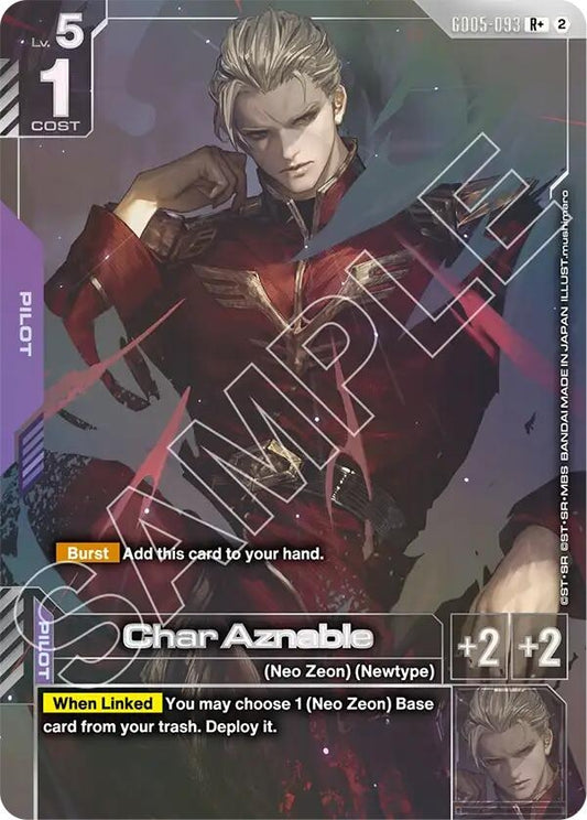 Image for Char Aznable (R+) - Gundam Card Game