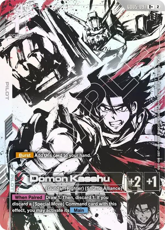 Image for Domon Kasshu (R+) - Gundam Card Game
