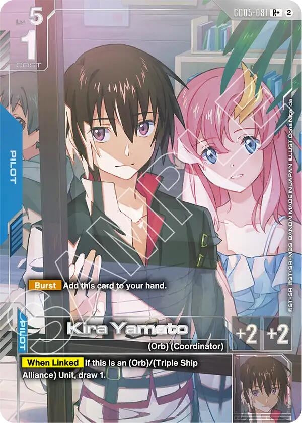 Image for Kira Yamato (R+) - Gundam Card Game