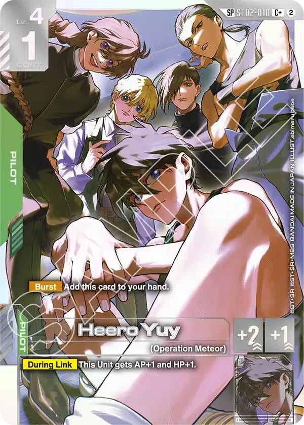 Image for Heero Yuy (C+) (SP) - Gundam Card Game