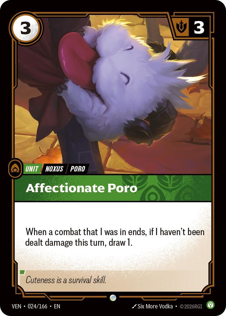 Image for Affectionate Poro - Riftbound: League of Legends Trading Card Game