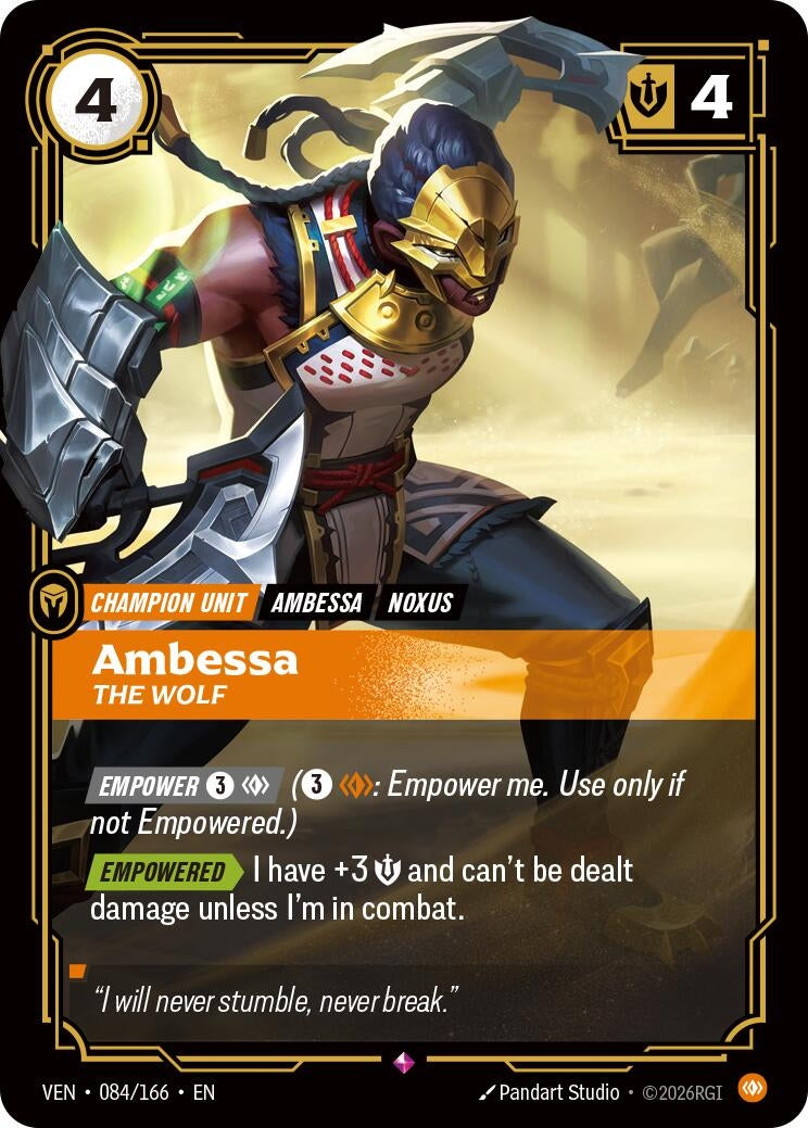 Image for Ambessa, The Wolf - Riftbound: League of Legends Trading Card Game
