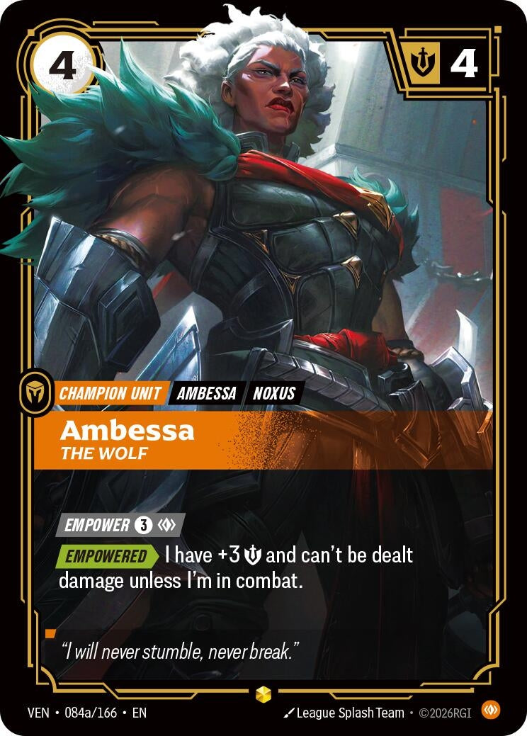 Image for Ambessa, The Wolf (Alternate Art) - Riftbound: League of Legends Trading Card Game