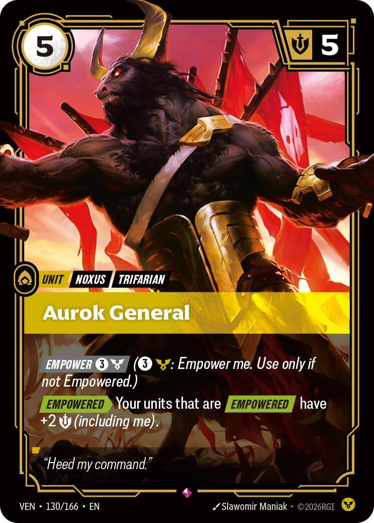 Image for Aurok General - Riftbound: League of Legends Trading Card Game