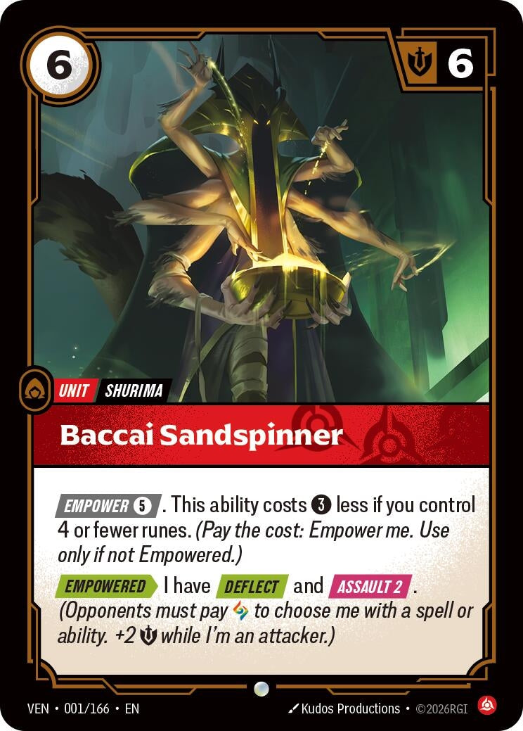 Image for Baccai Sandspinner - Riftbound: League of Legends Trading Card Game