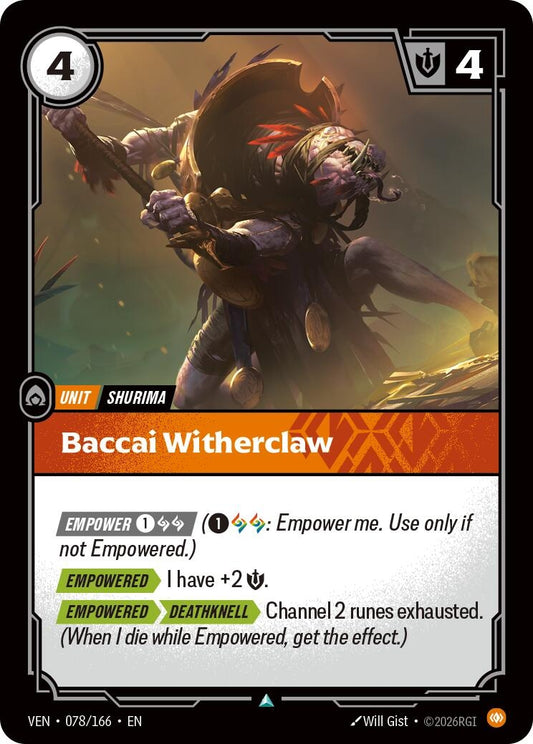 Image for Baccai Witherclaw - Riftbound: League of Legends Trading Card Game