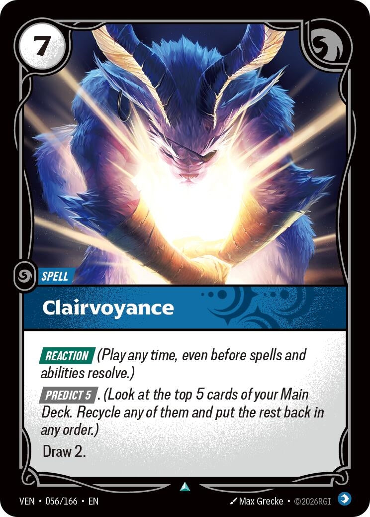 Image for Clairvoyance - Riftbound: League of Legends Trading Card Game