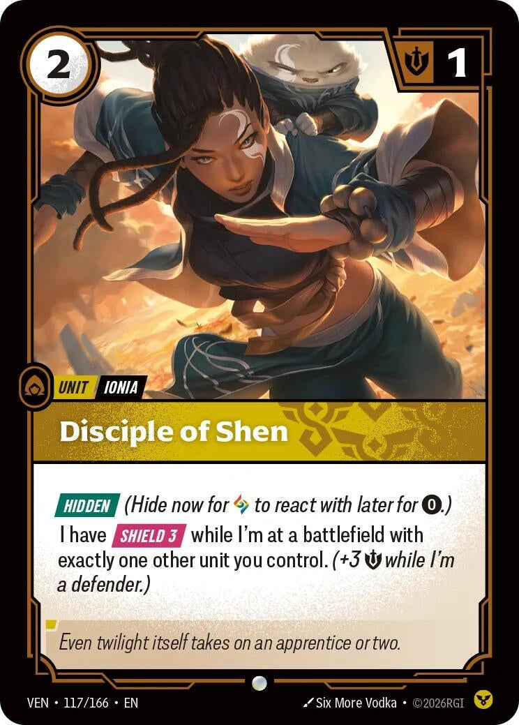 Image for Disciple of Shen - Riftbound: League of Legends Trading Card Game