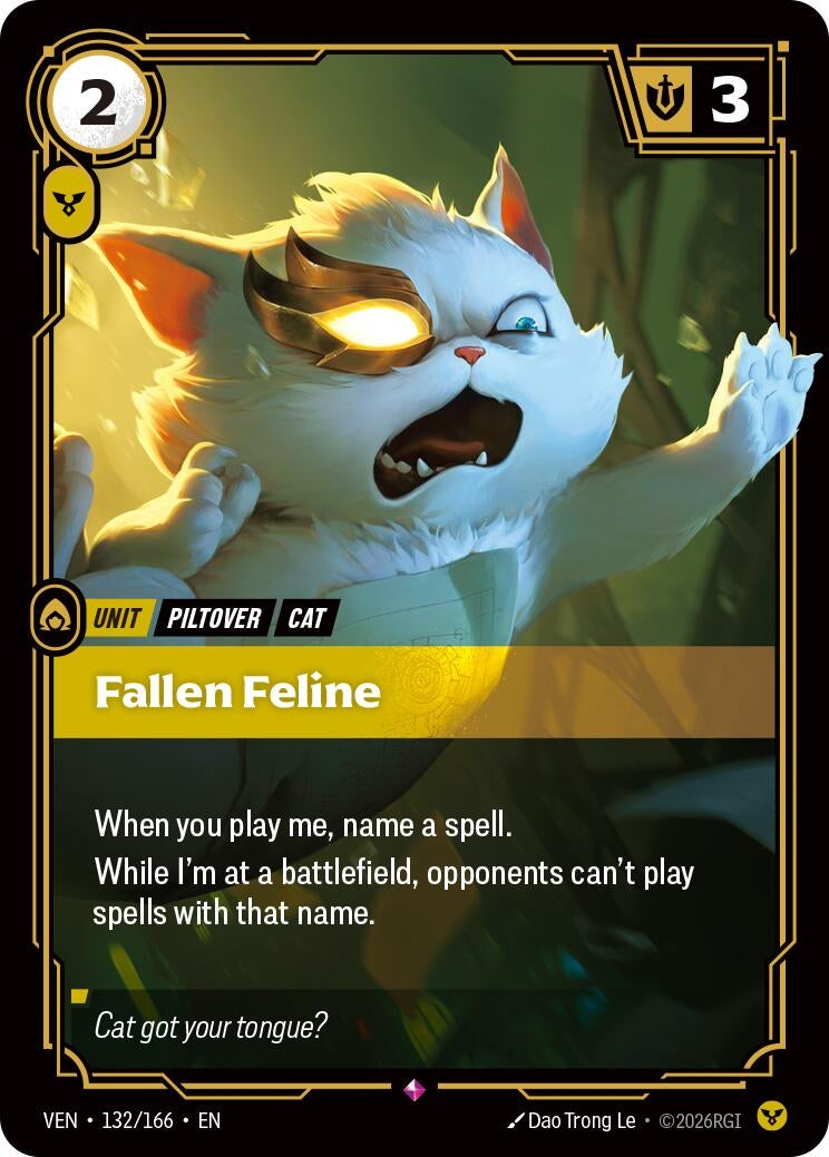 Image for Fallen Feline - Riftbound: League of Legends Trading Card Game