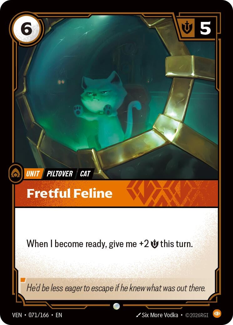 Image for Fretful Feline - Riftbound: League of Legends Trading Card Game