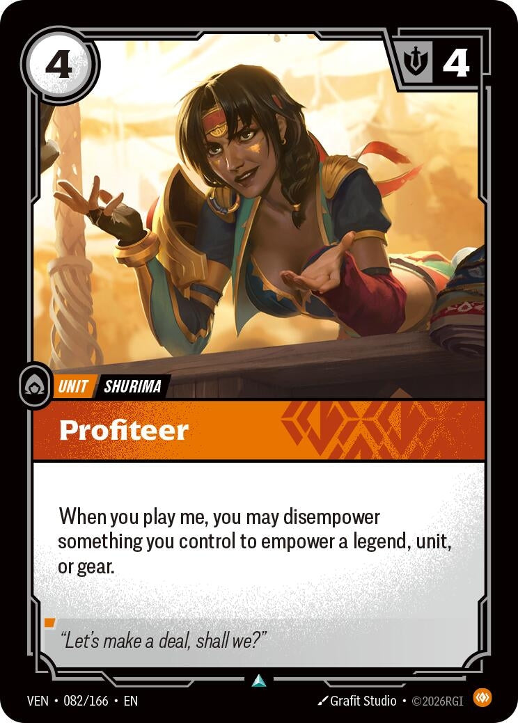 Image for Profiteer - Riftbound: League of Legends Trading Card Game