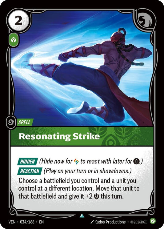 Image for Resonating Strike - Riftbound: League of Legends Trading Card Game