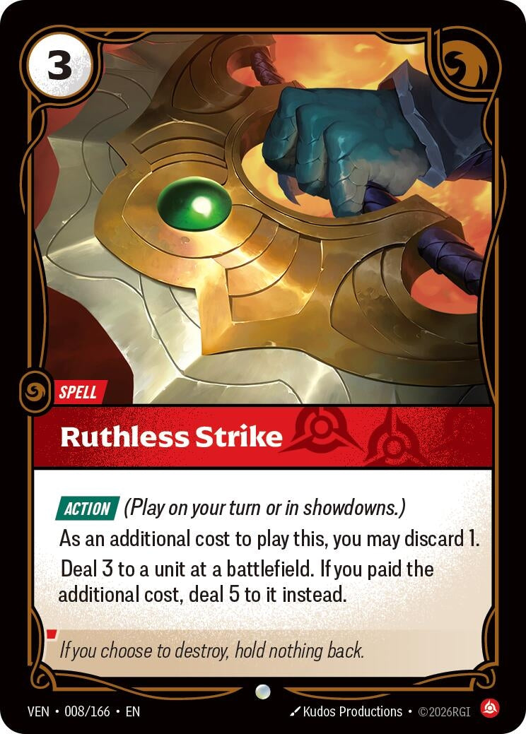 Image for Ruthless Strike - Riftbound: League of Legends Trading Card Game