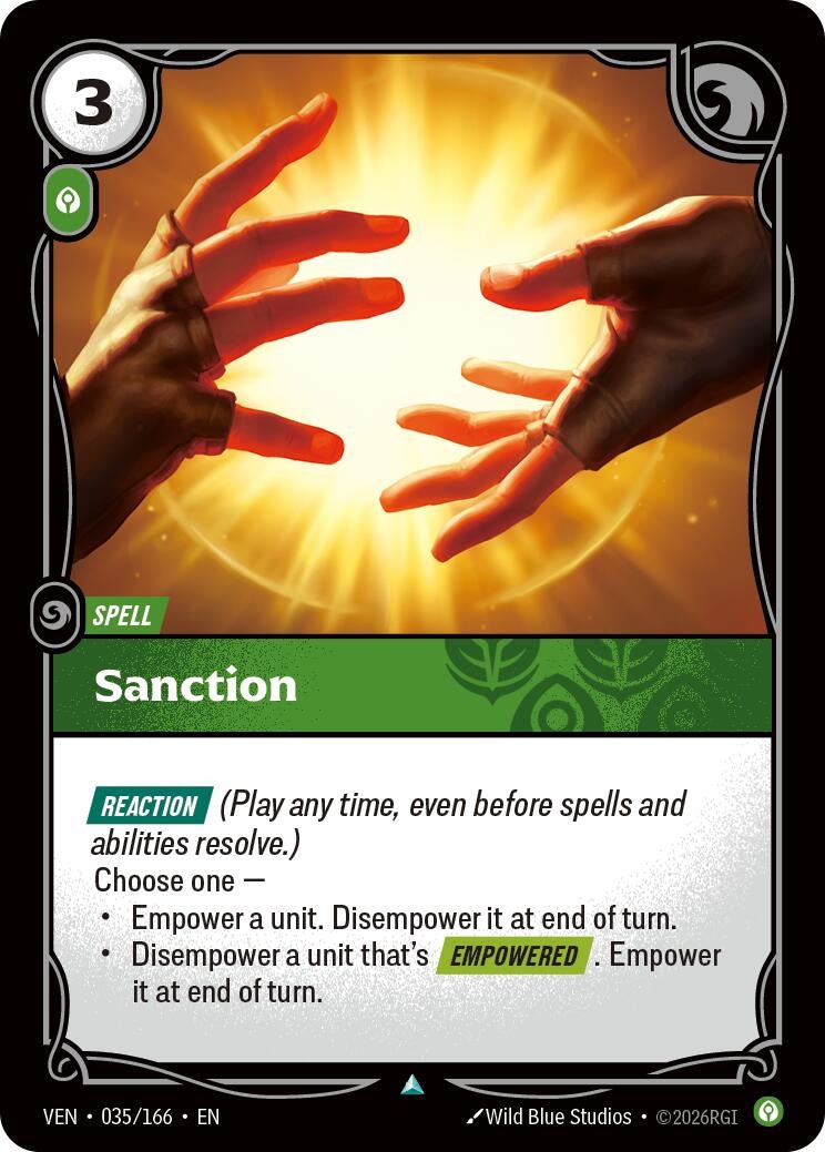 Image for Sanction - Riftbound: League of Legends Trading Card Game