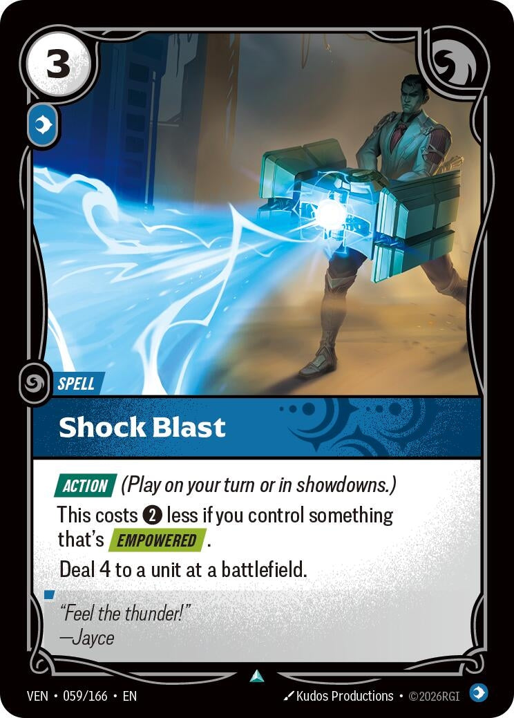 Image for Shock Blast - Riftbound: League of Legends Trading Card Game