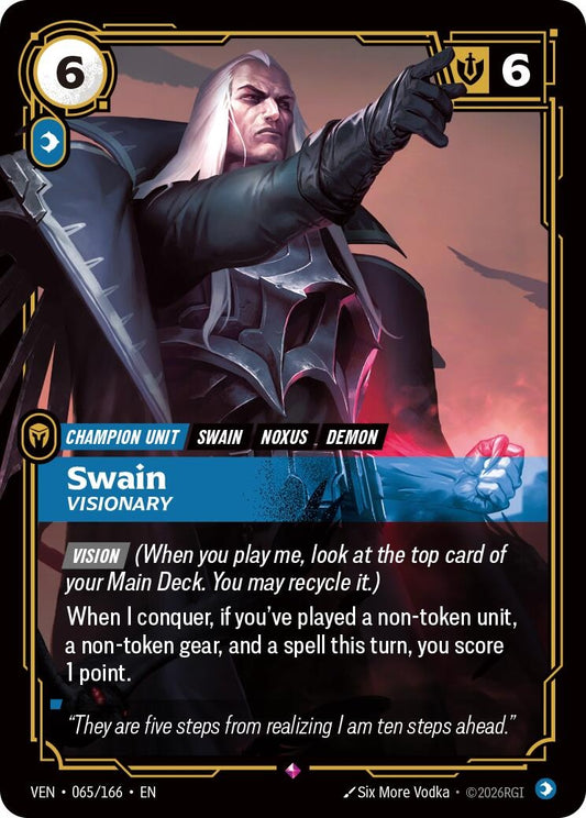 Image for Swain, Visionary - Riftbound: League of Legends Trading Card Game