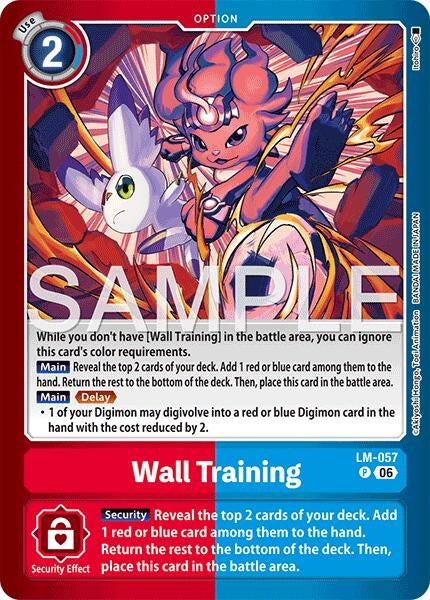 Image for Wall Training - Digimon Card Game