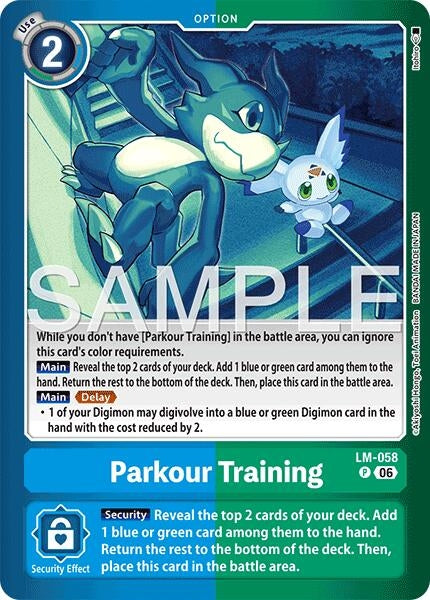 Image for Parkour Training - Digimon Card Game