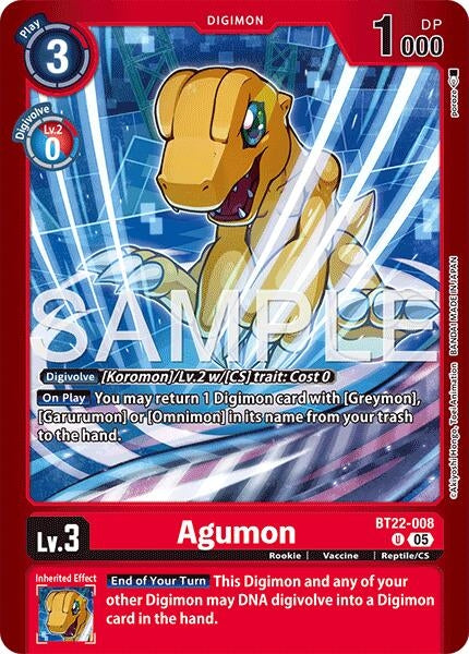 Image for Agumon - Digimon Card Game