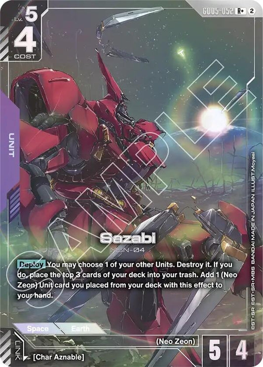 Image for Sazabi (R+) - Gundam Card Game