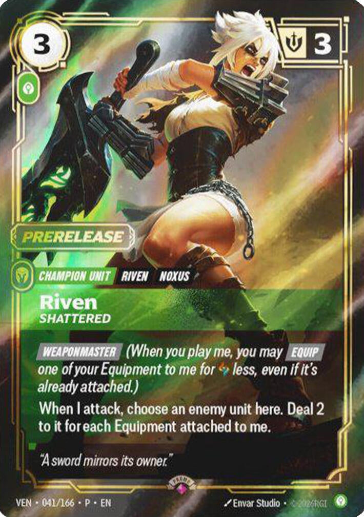 Image for Riven, Shattered - Riftbound: League of Legends Trading Card Game