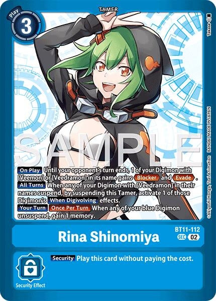 Image for Rina Shinomiya - Digimon Card Game