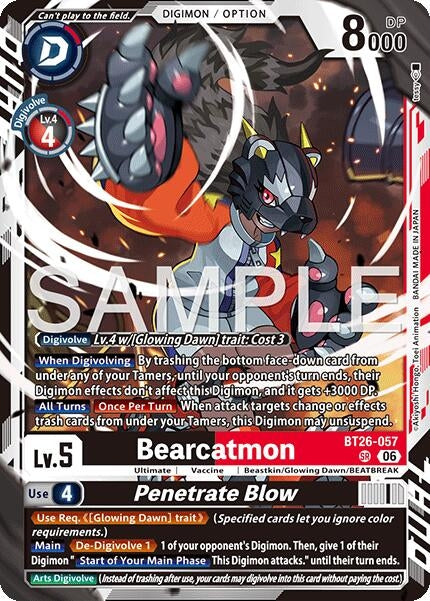 Image for Bearcatmon // Penetrate Blow - Digimon Card Game